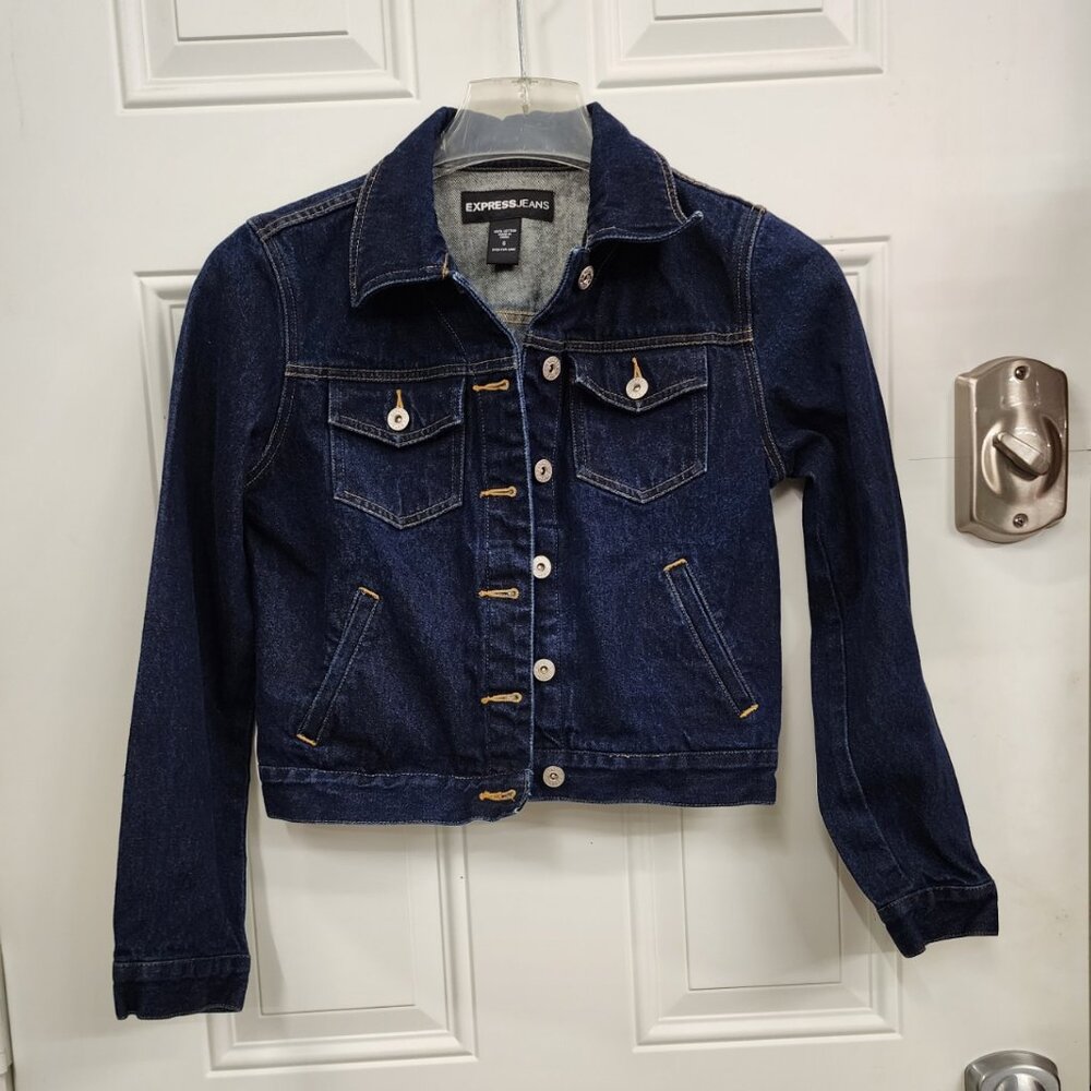 Express Jeans Denim Jean Jacket - Size Small